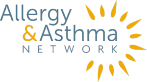 过敏和Asthma网络蓝黄Logo