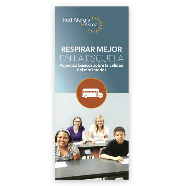 Breathe Better at School pamphlet in Spanish