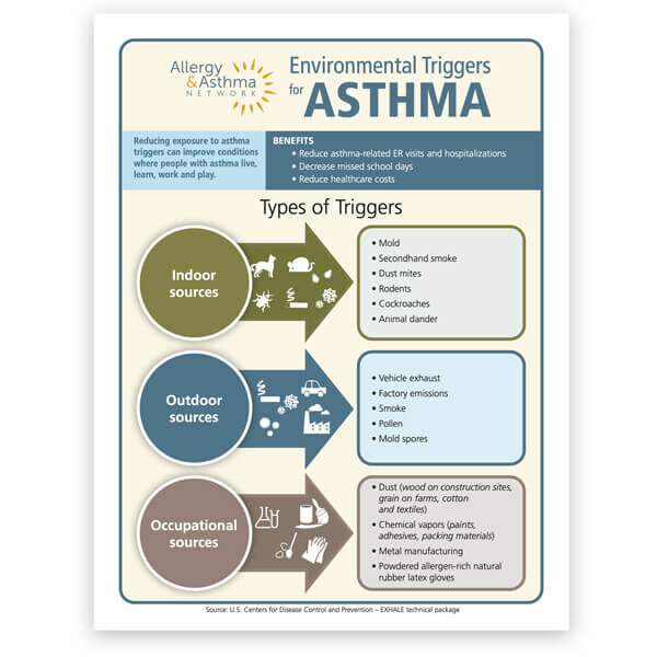 Environmental triggers Asthma flier