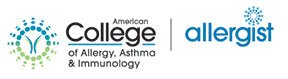 Logos for the ACAAI and ask the allergist program