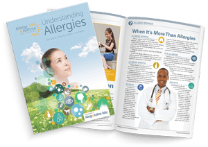 Understanding Allergies printed out and bound in magazine form