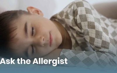 询问过敏科医生:哮喘、过敏或湿疹儿童的睡眠问题