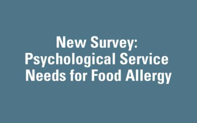 新调查：食物过敏的心理服务需求