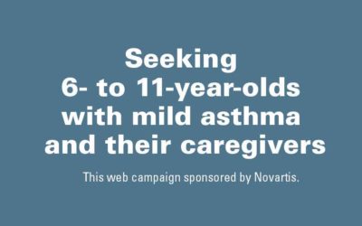 寻找患有轻微哮喘的6- 11岁儿童及其照顾者
